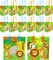 TINYMILLS Safari Jungle Animals Themed Party Favor Bags Treat Bags with Handles, Safari Animals Jungle Book Candy Bags for Birthday Party Goodie Bags, Pack of 12